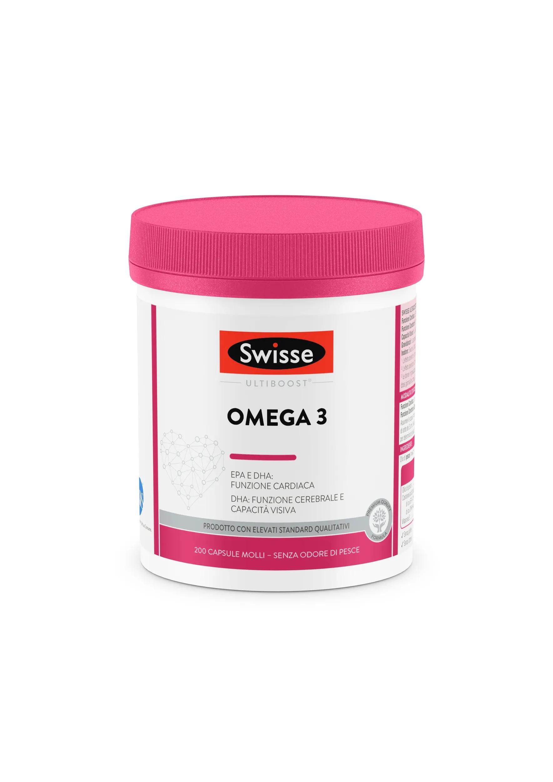 Swisse Omega 3 Integratore Di Acidi Grassi 200 Capsule