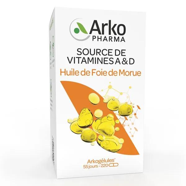 Arkopharma Arkogelules Aceite de Hígado de Bacalao - 220 cápsulas