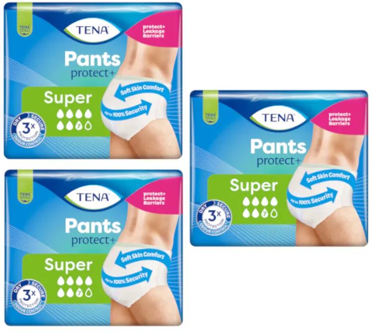 TENA Pantalon Super Large Unisexe 3x12 unités