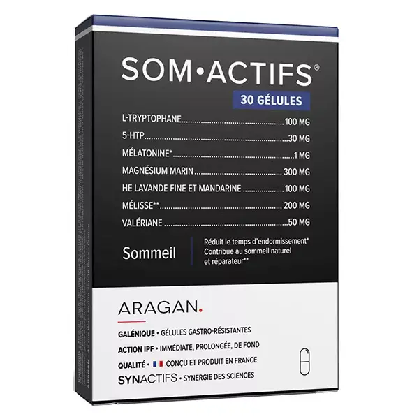Synactifs Somactifs Sueño 30 comprimidos 