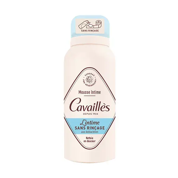 Cavaillès Mousse Intime Sans Rinçage Antibactérien 100ml