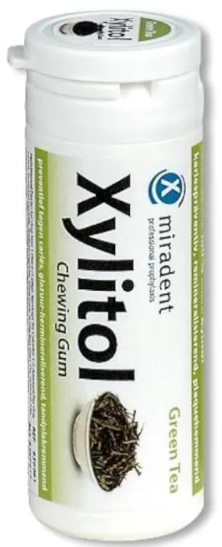 Vaminter Miradent Xylitol Green Tea Chewing Gum 30 Units