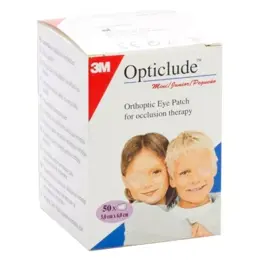 3M Opticlude Pansement Oculaire Junior 5x6cm 50 Unités