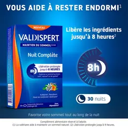 VALDISPERT Nuit Complète Maintien du Sommeil 30 comprimés