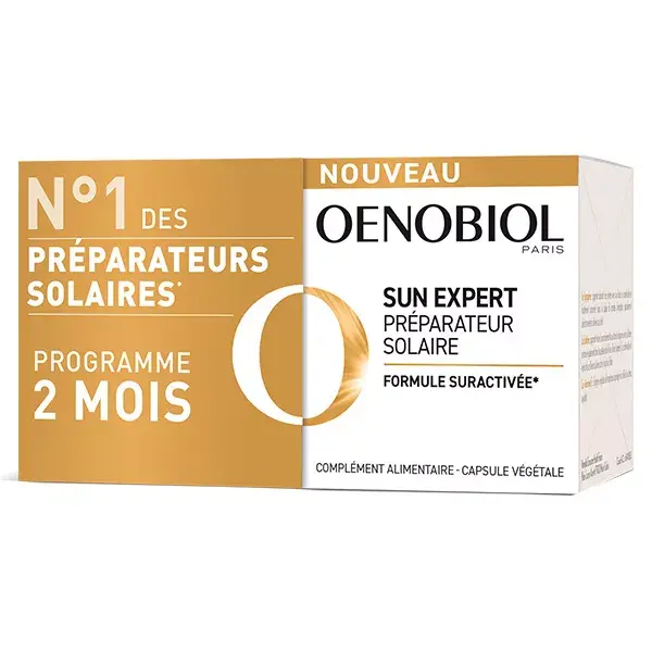 Oenobiol Sun Expert Préparateur Solaire Lot de 2 x 30 gélules
