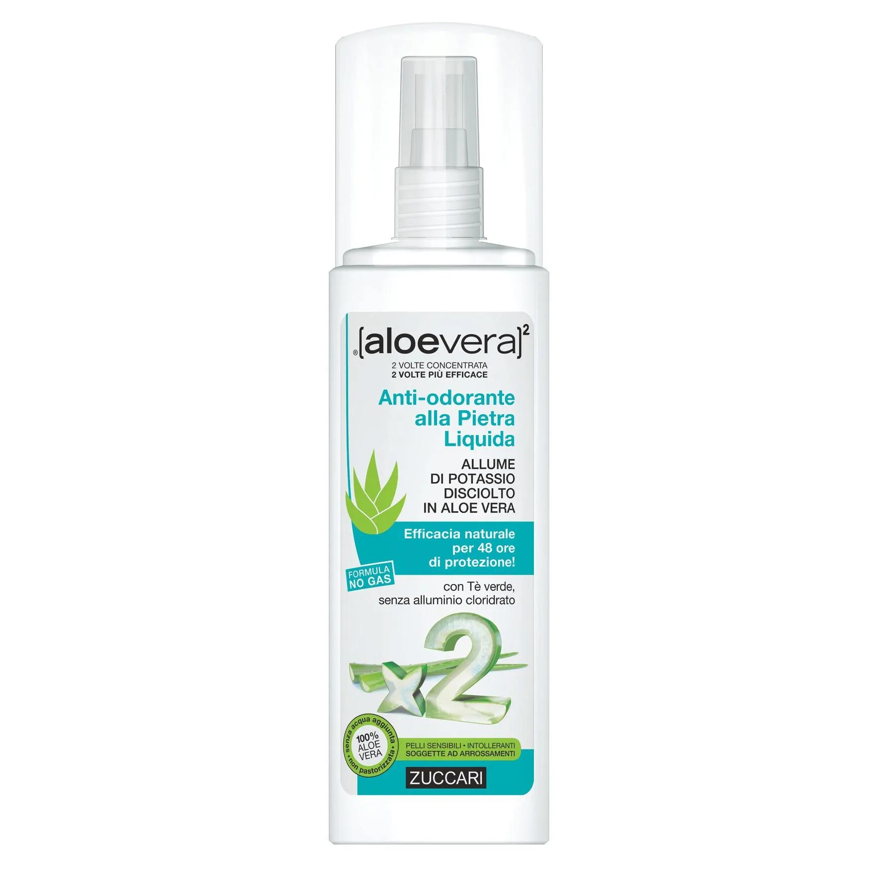 Zuccari Aloevera2 Deodorante alla Pietra Liquida Anti-odori 100 ml