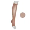 Veinax Transparent Chaussettes Pieds Ouverts Classe 2 Long Taille 4 Beige Discret