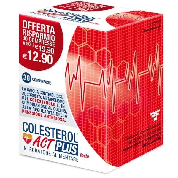 Colesterol Act Plus Forte Integratore Controllo Colesterolo 30 Compresse