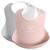BabyBjörn Bibs Grey/Pastel Pink 2 pcs