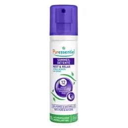 Puressentiel Sommeil & Détente Spray Aérien aux 12 Huiles Essentielles 75ml