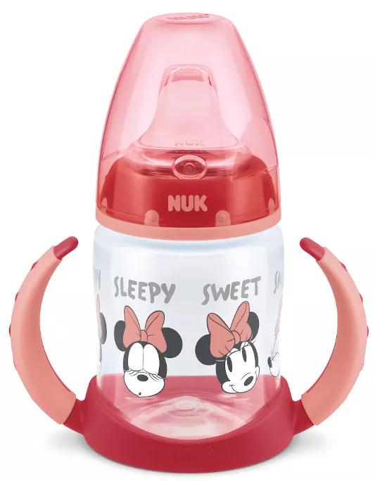 Nuk Biberão Entrena First Choice de Silicone Minnie Mouse 6-18m 150 ml