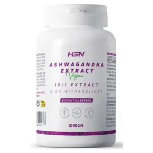 HSN Ashwagandha Extract (10:1) 400mg 120 Vegetable Capsules