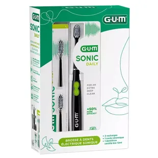  GUM® SONIC DAILY BLACK Cofanetto Spazzolino