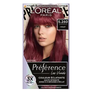 Colorazione viola vibrante L'Oréal Paris