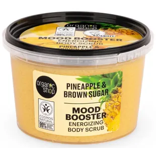 Organic Shop Mood Booster Energizing Body Scrub Pineapple &amp; Brown Sugar 250 ml