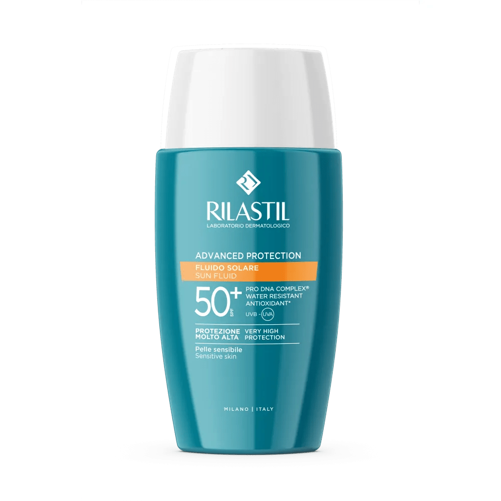 Rilastil Sun System Advanced Protection Fluido Solare Protettivo SPF 50+ Pelle Sensibile 50 ml