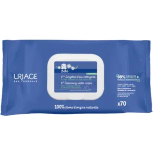 Uriage Baby Toalhetes de Limpeza Extra Suave 70 unidades
