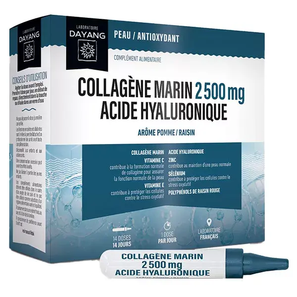 Dayang Collagène Marin Acide Hyaluronique 14 doses