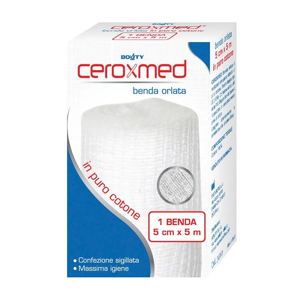 Ceroxmed Benda Orlata in Cotone cm 5x5 m