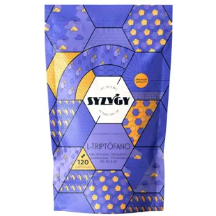 Syzygy Food Tryptophan with Melatonin and Magnesium, Vit B6, B5, B3 and Spirulina 120 Capsules