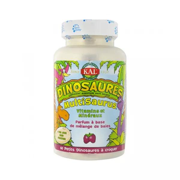 Kal Multivitaminas Niños Dinosaurus Multisaurus 60 comprimidos masticables 