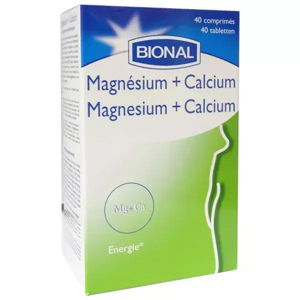 Bional Magnesio + Calcio Estrés & Memoria 40 comprimidos