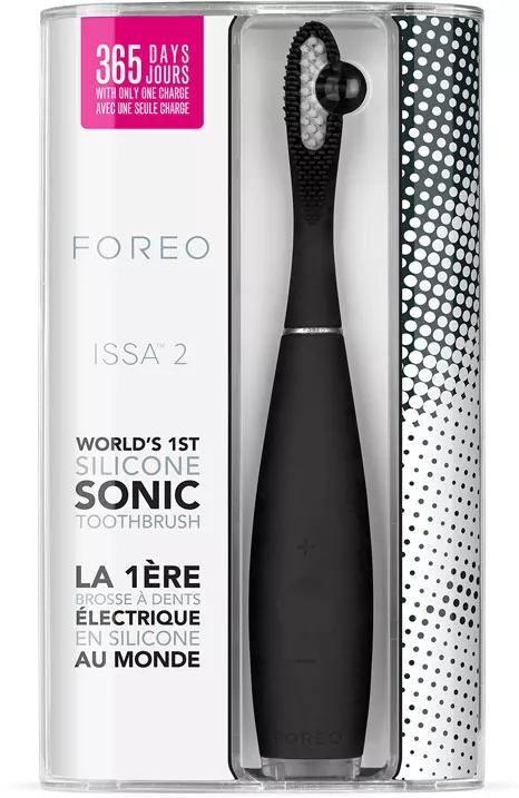 Foreo Issa 2 Escova de Dentes Elétrica Sónica Cool Black