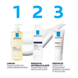 La Roche Posay Kerium Shampoing Antipelliculaire Pellicules Persistantes 125ml