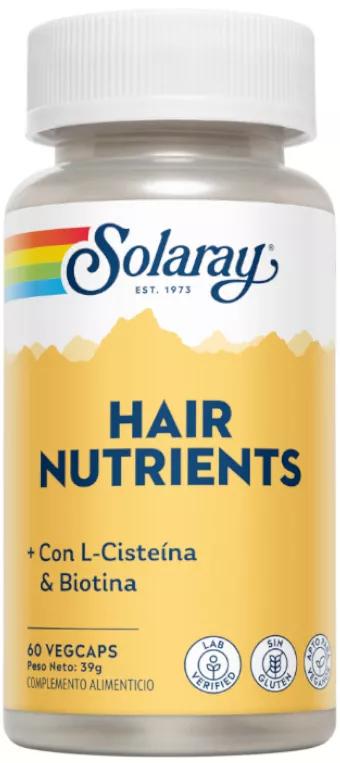 Solaray Hair Nutrients 60 Cápsulas Vegetales