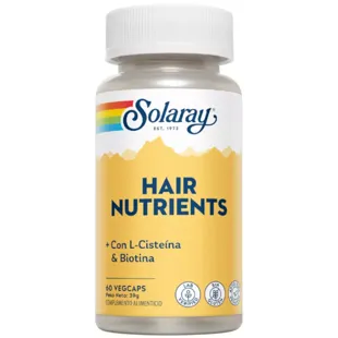 Solaray Hair Nutrients 60 Vegetable Capsules