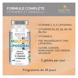 Biocyte Multivit Liposomal 60 gélules