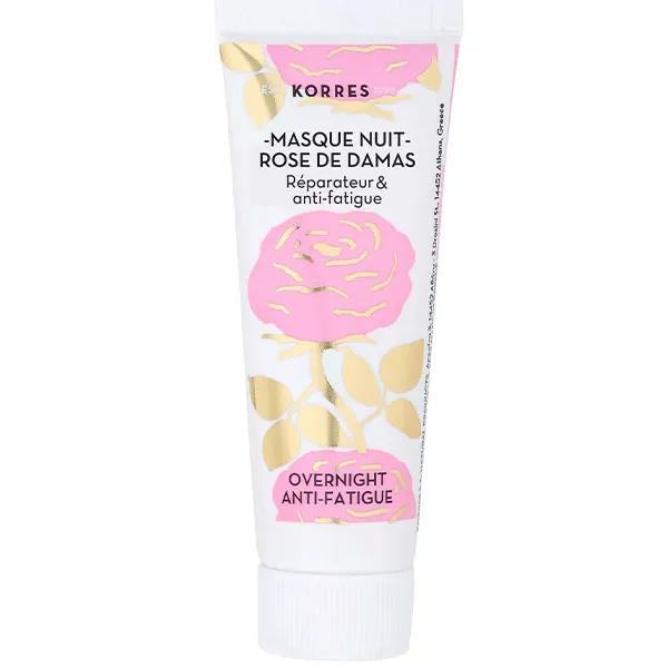 Korres Beauty Shots Rosa de Damasco Mascarilla Reparadora de Noche Antifatiga 18ml