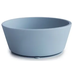 Mushie Bowl with Suction Cup Solid Powder Blue