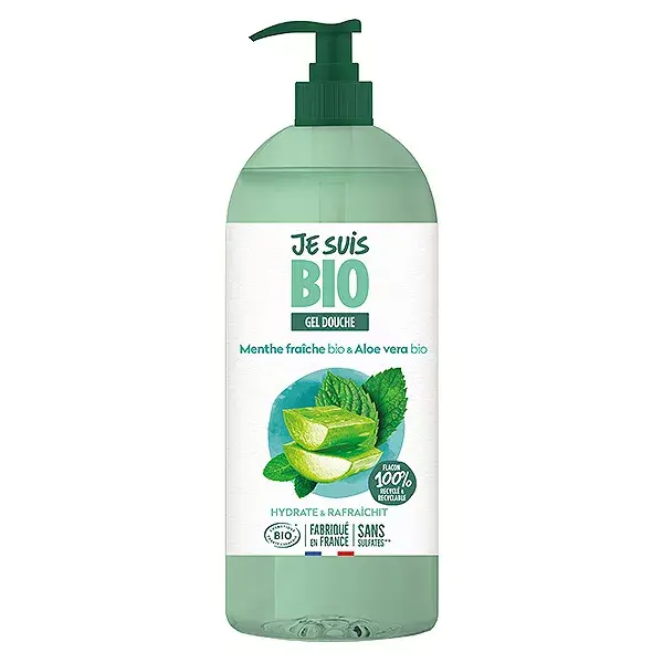 Je Suis Bio Mes Gels Douche Menthe Fraîche & Aloe Vera 1L