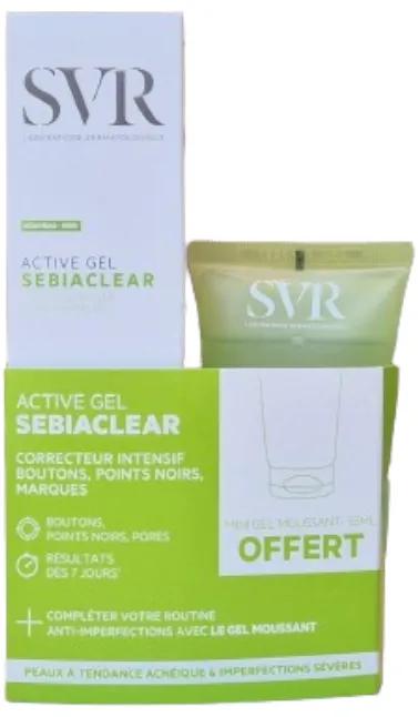 Imagen de SVR Sebiaclear Active Gel 40 ml + Gel Moussant 50 ml