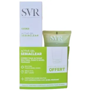 SVR Sebiaclear Active Gel 40 ml + Moussant Gel 50 ml