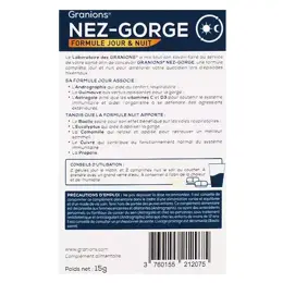 Granions Nez-Gorge Jour et Nuit 10 gélules + 10 comprimés