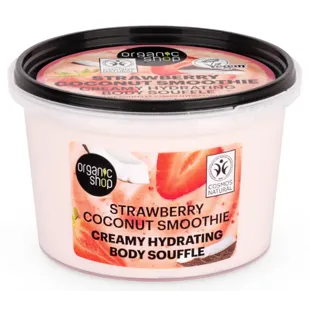 Organic Shop Strawberry Coconut Smoothie Moisturizing Body Soufflé 250 ml