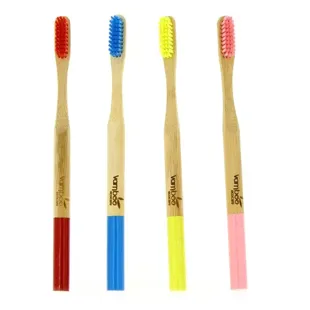 Vamboo Hard Toothbrush Red