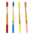 Brosse à dents dure Vamboo rouge