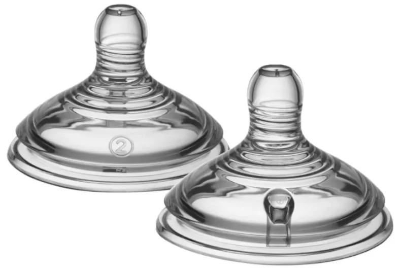 Tommee Tippee Tétine Closer To Nature Débit Moyen +3 Mois x 2