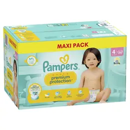 Pampers Couches Premium Protection Maxi Pack T4 (9-14 Kg)