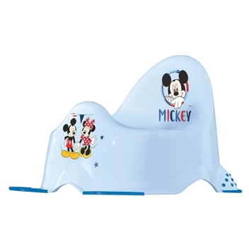 Orinal infantil Mickey, a partir de 18 meses hasta aprox. 3 años,  antideslizante, color azul