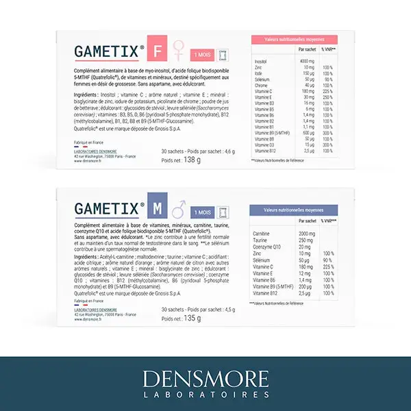 Densmore Gametix F + M et Clearblue Test d'Ovulation digital Fertilité, Conception du couple, Grossesse