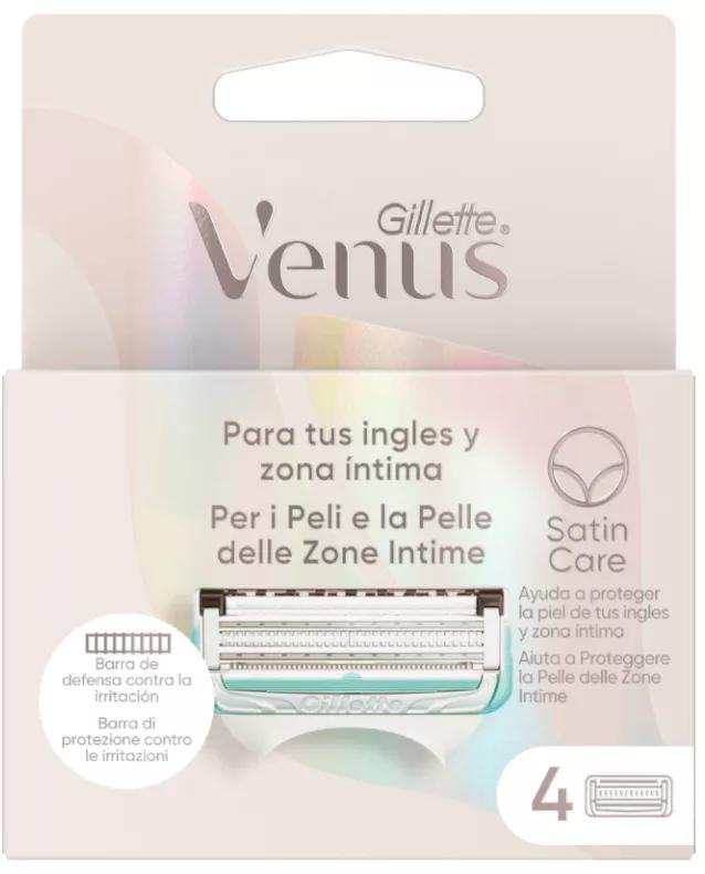 Gillette Venus Maquinilla Depilación Ingles y Zona Íntima 4 Recambios