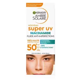 Garnier Ambre Solaire Super Uv Niacinamide Fluide Anti-Imperfections Spf 50+ 40ml