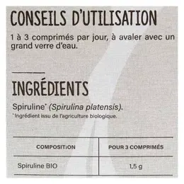 Nutrisanté Vitavea Les Nutri'Sentiels Bio Spiruline 30 comprimés