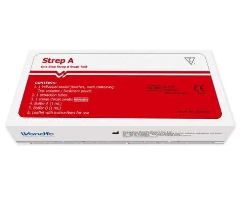 One Step Strep A Swab Test Streptococco Autodiagnostico 1 Test