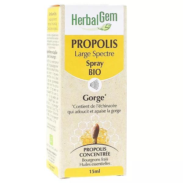 Herbalgem Propolis Large Spectre Gorge Bio 15ml
