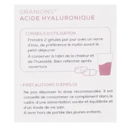 Granions Acide Hyaluronique 210mg 60 gélules